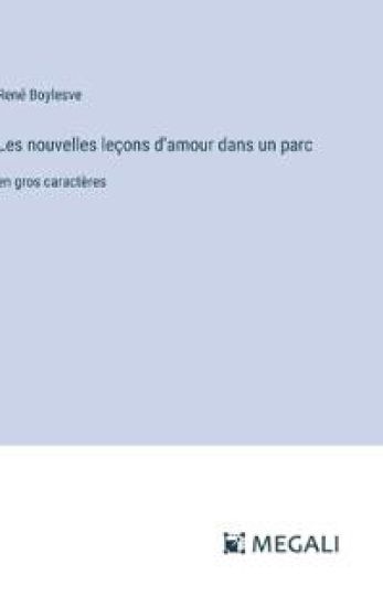 Les nouvelles leçons d'amour dans un parc