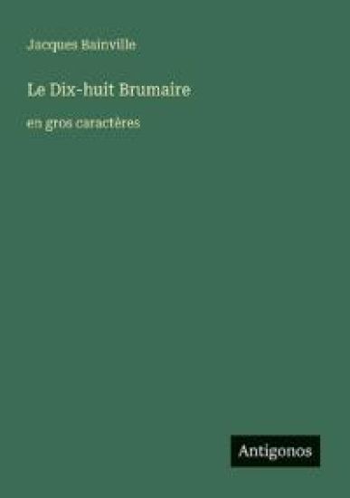 Le Dix-huit Brumaire