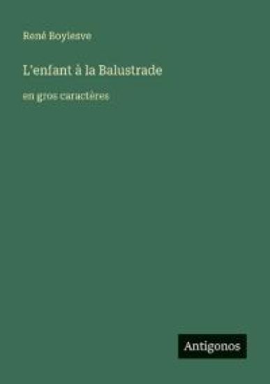L'enfant à la Balustrade