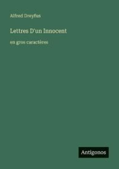 Lettres D'un Innocent