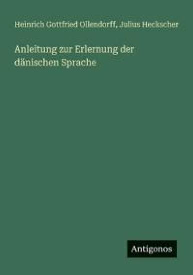 Anleitung zur Erlernung der dänischen Sprache