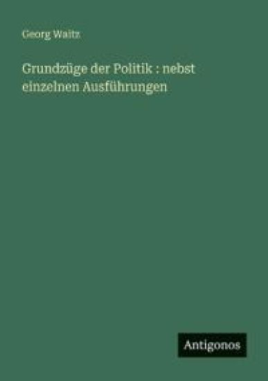 Grundzüge der Politik