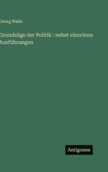 Grundzüge der Politik