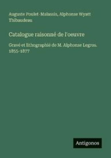 Catalogue raisonné de l'oeuvre