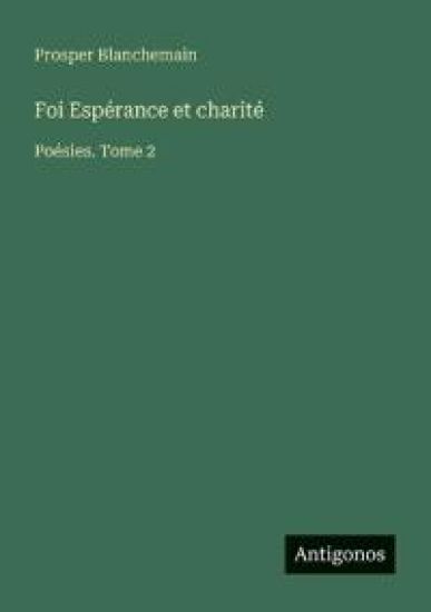 Foi Espérance et charité