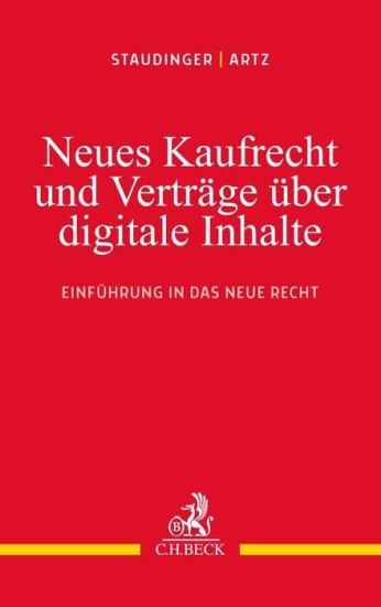 Neues Kaufrecht und Verträge über digitale Produkte