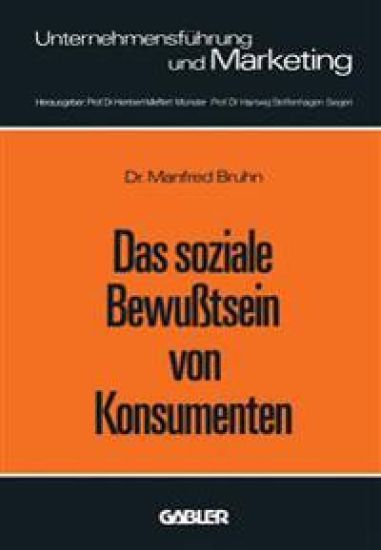 Das soziale Bewußtsein von Konsumenten