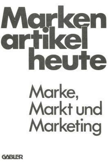 Markenartikel heute