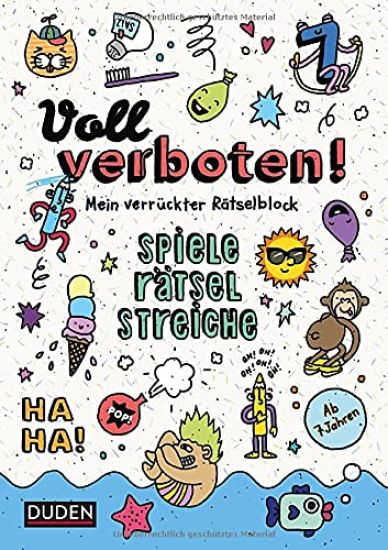 Voll verboten! Mein verrückter Rätselblock - Ab 7 Jahren