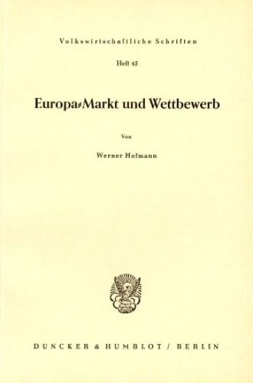 Europa-Markt Und Wettbewerb
