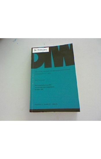 Die Landwirtschaft der DDR vor und nach ihrer Umgestaltung im Jahre 1960.