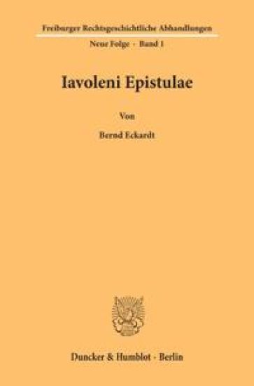 Iavoleni Epistulae.