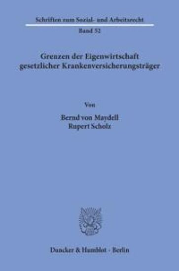 Grenzen Der Eigenwirtschaft Gesetzlicher Krankenversicherungstrager