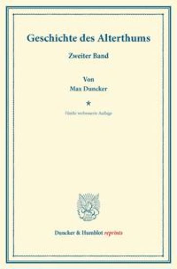 Geschichte Des Alterthums: Zweiter Band