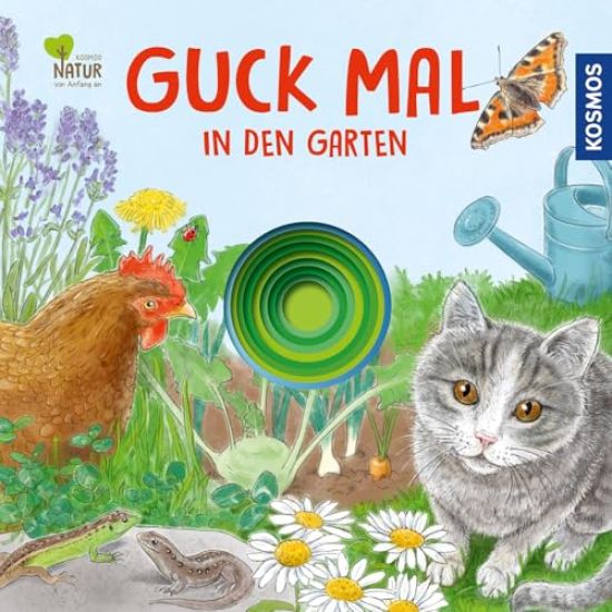 Guck mal in den Garten – Lisa Apfelbacher, kirjan kansikuva