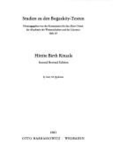 Hittite Birth Rituals: Second Revised Edition