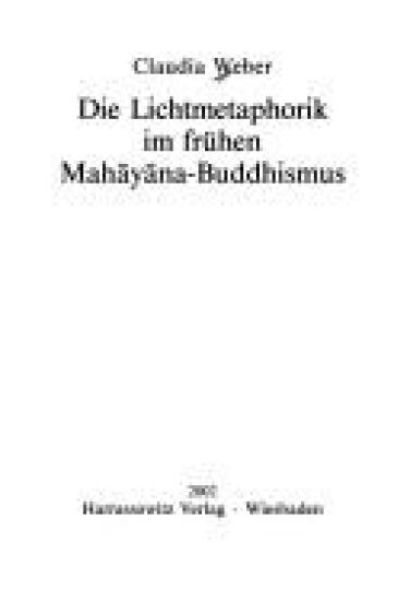Die Lichtmetaphorik Im Fruhen Mahayana-Buddhismus