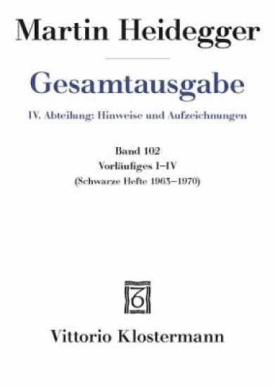Vorlaufiges I-IV: Schwarze Hefte 1963 -1970