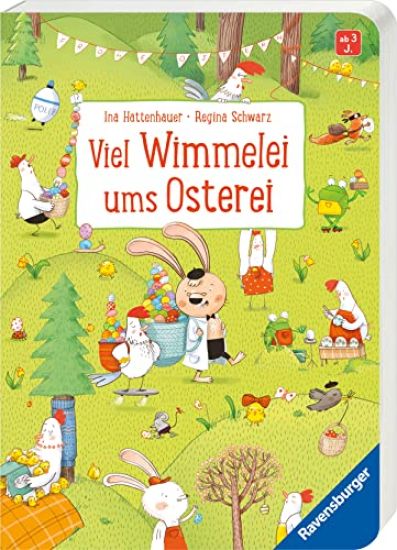 Viel Wimmelei ums Osterei – Regina Schwarz, kirjan kansikuva