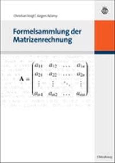 Formelsammlung Der Matrizenrechnung