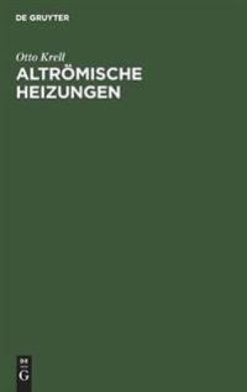 Altrömische Heizungen