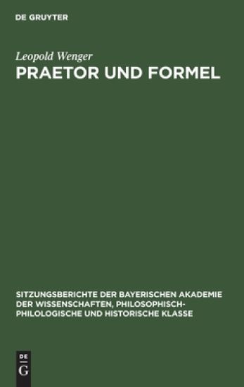 Praetor Und Formel