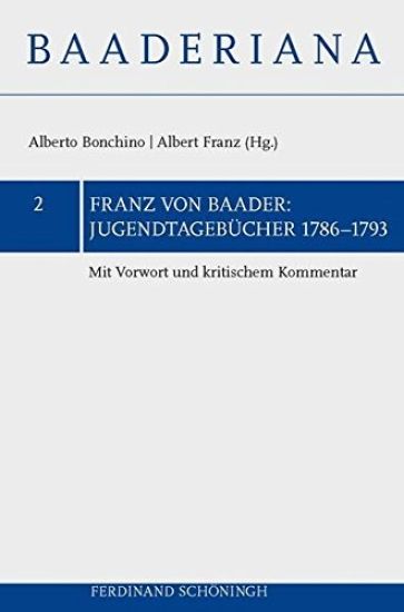 Jugendtagebücher 1786-1793: Mit Vorwort Und Kritischem Kommentar