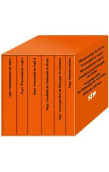 Die Hauptwerke: Phänomenologie des Geistes. Wissenschaft der Logik I. Wissenschaft der Logik II.Grundlinien der Philosophie des Rechts. Politische Schriften. Vorlesungen über die Philosophie der Geschichte.