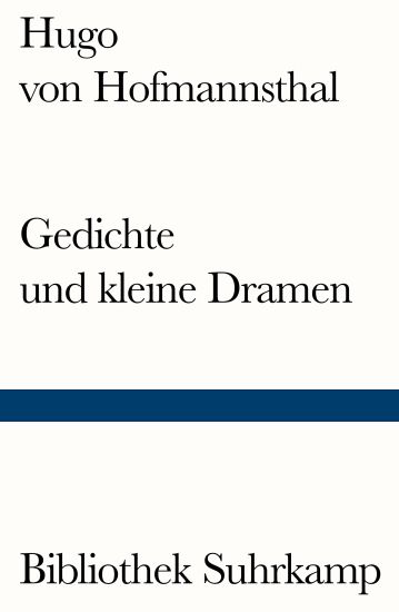 Gedichte und kleine Dramen – Hugo von Hofmannsthal, kirjan kansikuva
