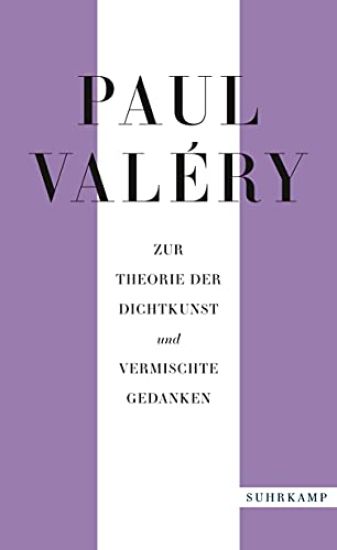 Paul Valéry: Zur Theorie der Dichtkunst und vermischte Gedanken – Paul Valéry, kirjan kansikuva