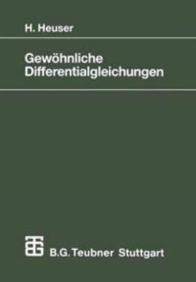 Gewöhnliche Differentialgleichungen