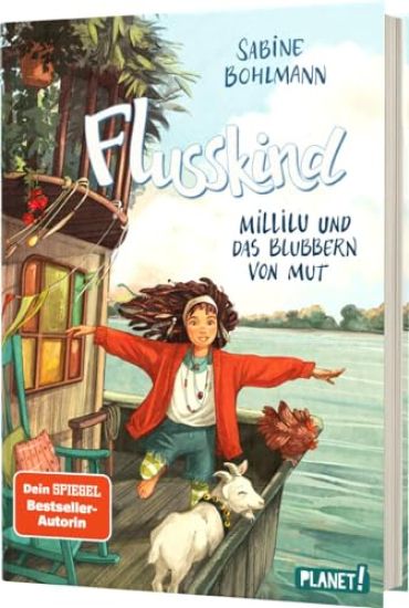 Flusskind 3: Millilu und das Blubbern von Mut – Sabine Bohlmann, kirjan kansikuva