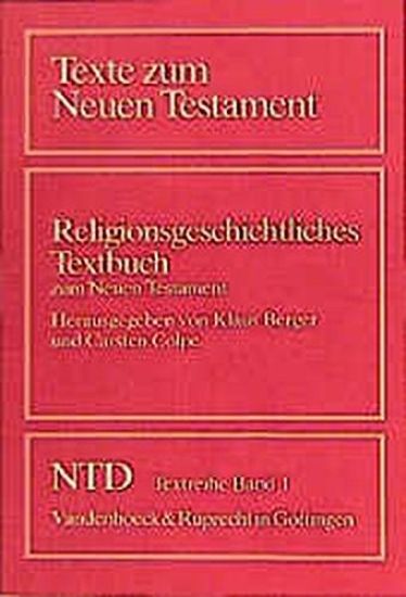 Religionsgeschichtliches Textbuch Zum Neuen Testament