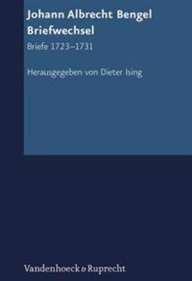 Johann Albrecht Bengel: Briefwechsel
