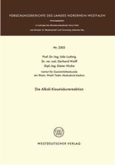 Die Alkali-Kieselsäurereaktion