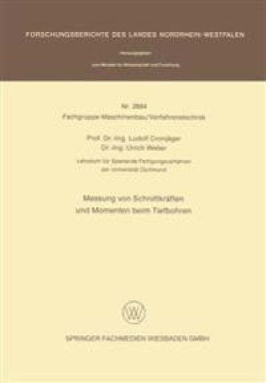 Messung von Schnittkräften und Momenten beim Tiefbohren