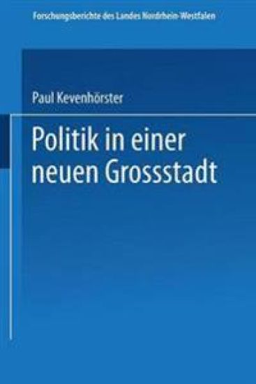 Politik in einer neuen Großstadt