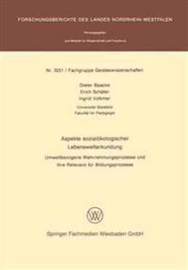 Aspekte sozialökologischer Lebenswelterkundung