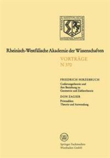 Codierungstheorie und ihre Beziehung zu Geometrie und Zahlentheorie. Primzahlen: Theorie und Anwendung