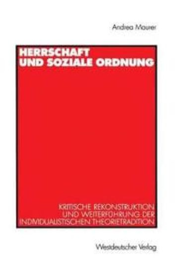 Herrschaft und soziale Ordnung