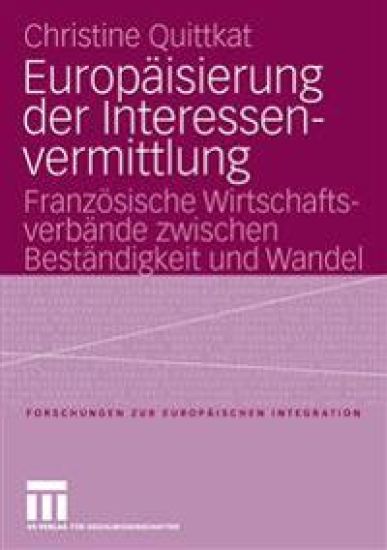 Europäisierung der Interessenvermittlung