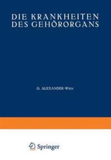 Die Krankheiten des Gehörorgans