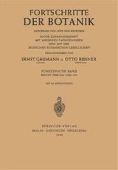 Bericht Über das Jahr 1952