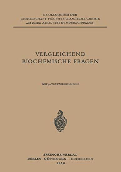 Vergleichende Biochemische Fragen