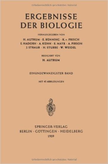Ergebnisse der Biologie