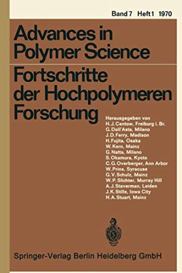 Fortschritte der Hochpolymeren Forschung