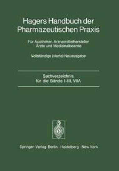 Sachverzeichnis für die Bände I–III, VIIA