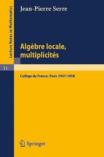 Algèbre Locale, Multiplicités