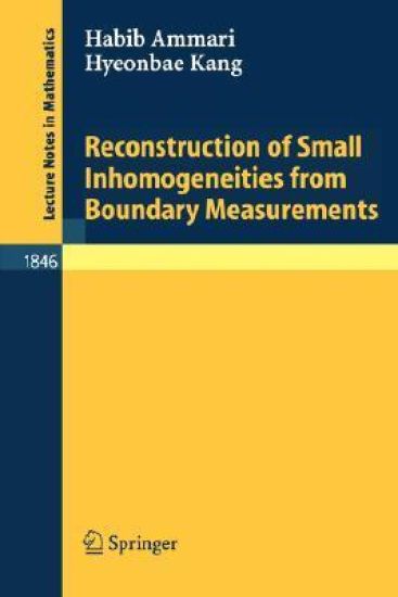 Reconstruction of Small Inhomogeneities from Boundary Measurements
