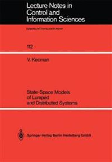 State-Space Models of Lumped and Distributed Systems – Vojislav Kecman, kirjan kansikuva